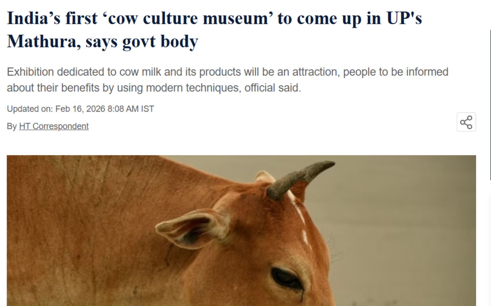 How India’s First Cow Culture Museum is Boosting Real Estate in Vrindavan and Mathura
