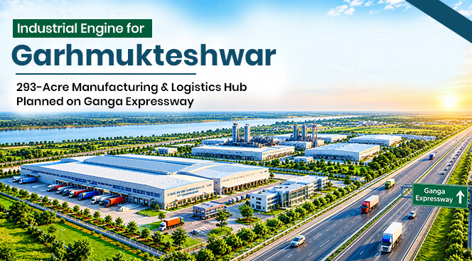 Industrial Engine for Garhmukteshwar: 293-Acre Manufacturing & Logistics Hub Planned on Ganga Expressway