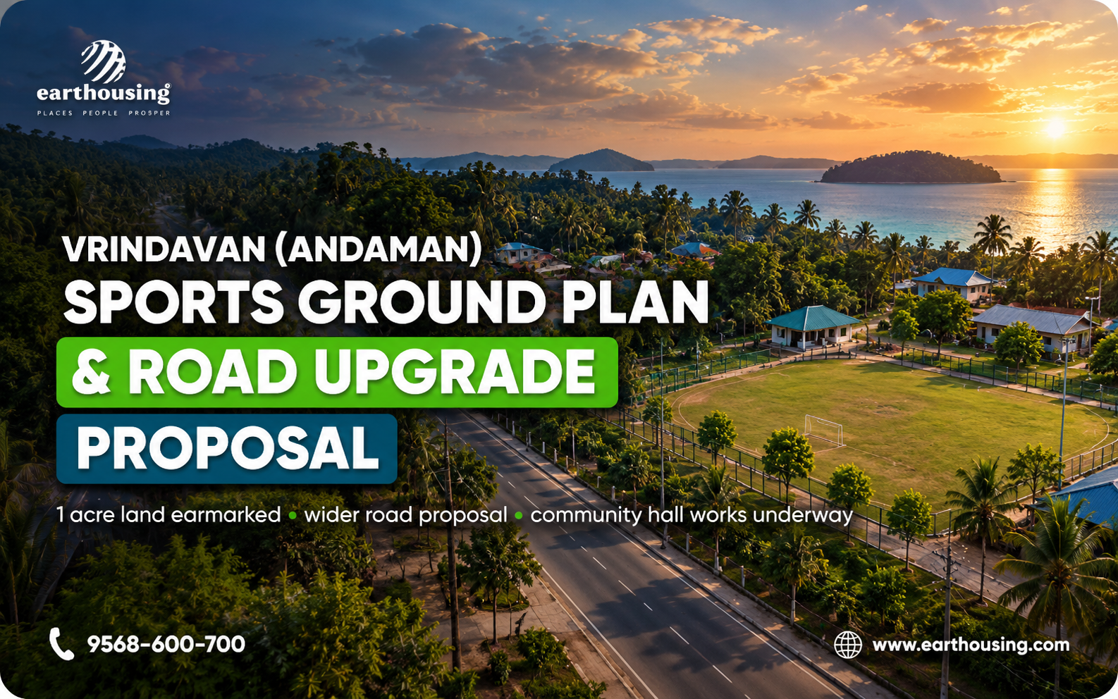 Vrindavan (Andaman) Gets a Sports Ground Plan and Road Upgrade Proposal